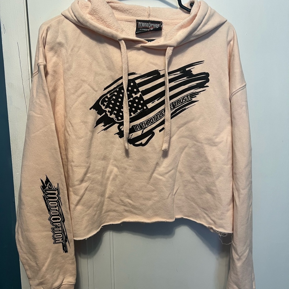 MotoOption Pink Graphic Hoodie